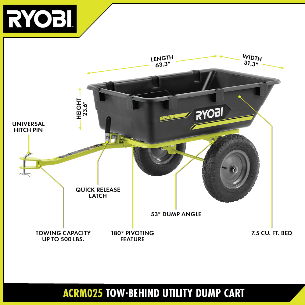 Tow-Behind Dump Cart - ACRM025