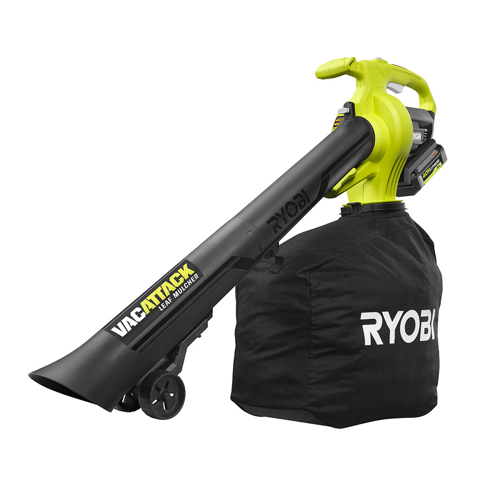 40V VAC ATTACK Leaf Vacuum/Mulcher Kit - RY40450