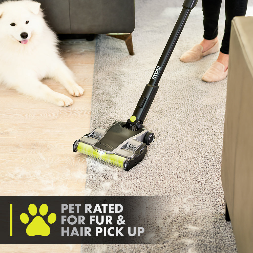 18V ONE+ HP Cordless Pet Stick Vac Kit with Dual-Roller Bar - PBLSV717K