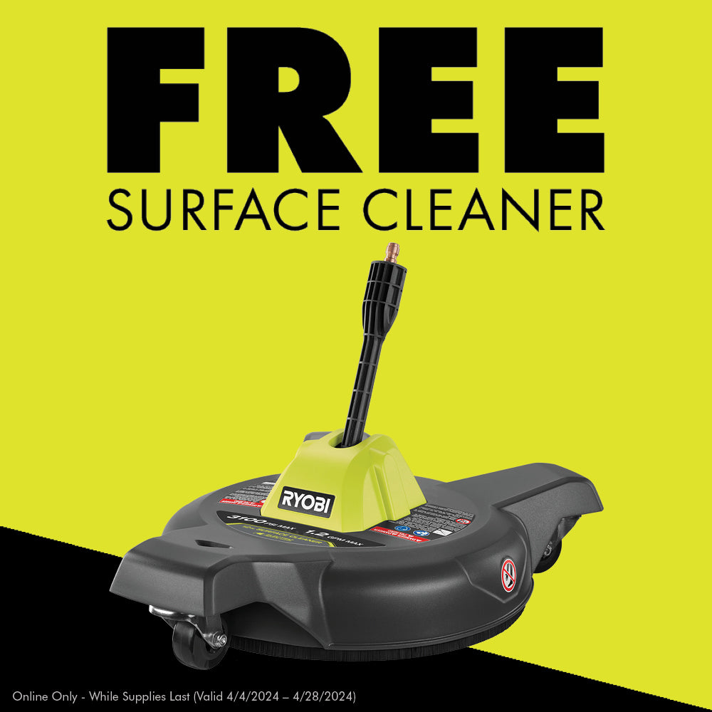 Brushless 2500 PSI Electric Pressure Washer with Free 12" 2300 PSI Surface Cleaner - RY142500-RY31SC312