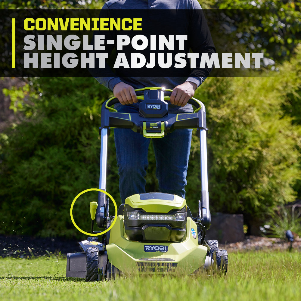 40V HP Brushless 21" Self-Propelled Mower Kit - RY401140