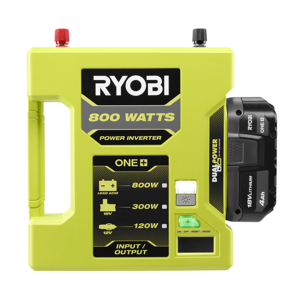 18V ONE+ 800-Watt Automotive Power Inverter - RYi8030A