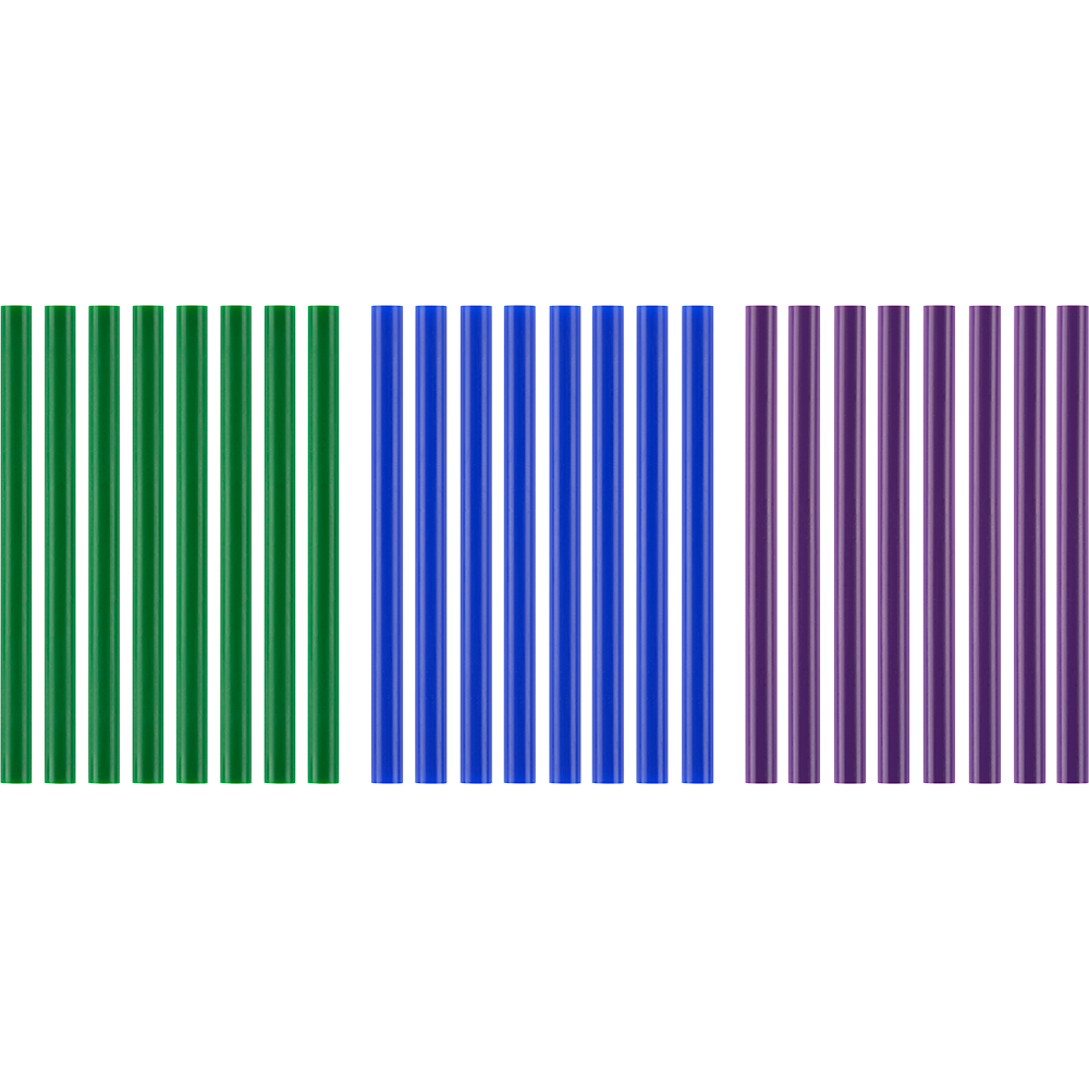 24 PC. Mini Cool Color Glue Sticks - A1932409