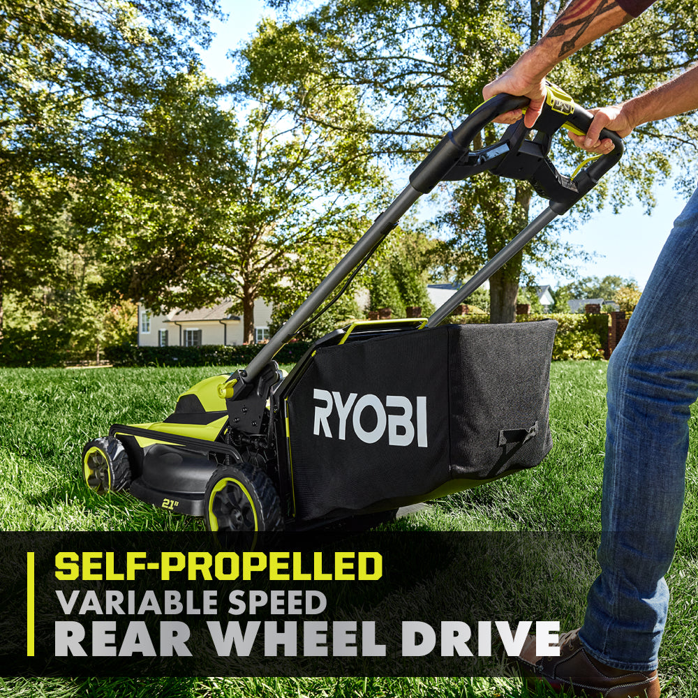 40V HP Brushless 21" Self-Propelled Mower - RY40HPLM01B