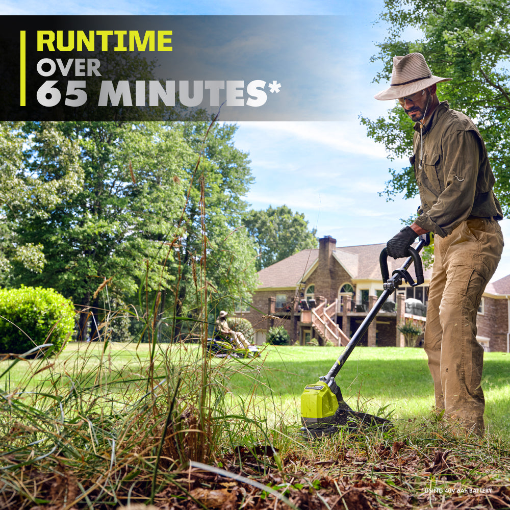 40V HP Brushless 17" String Trimmer Kit - RY402110