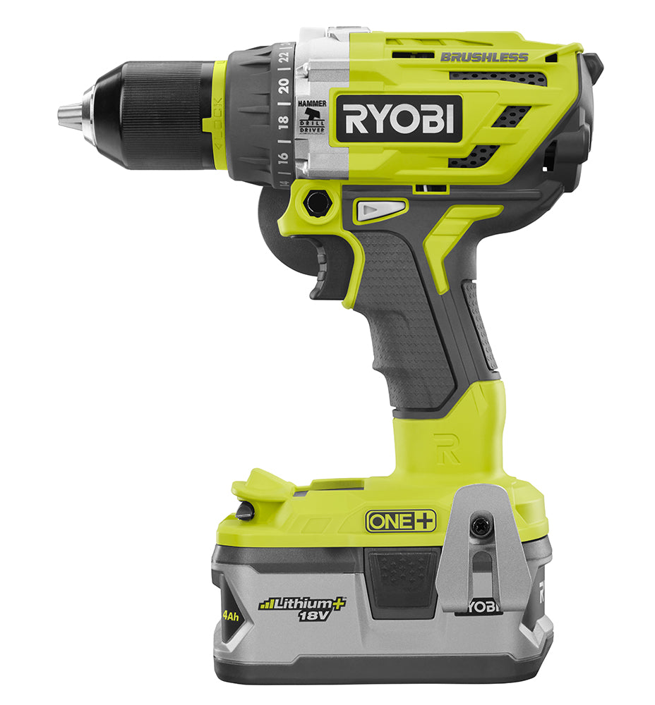 18V ONE+ Brushless Hammer Drill/Driver Kit - P1813QP