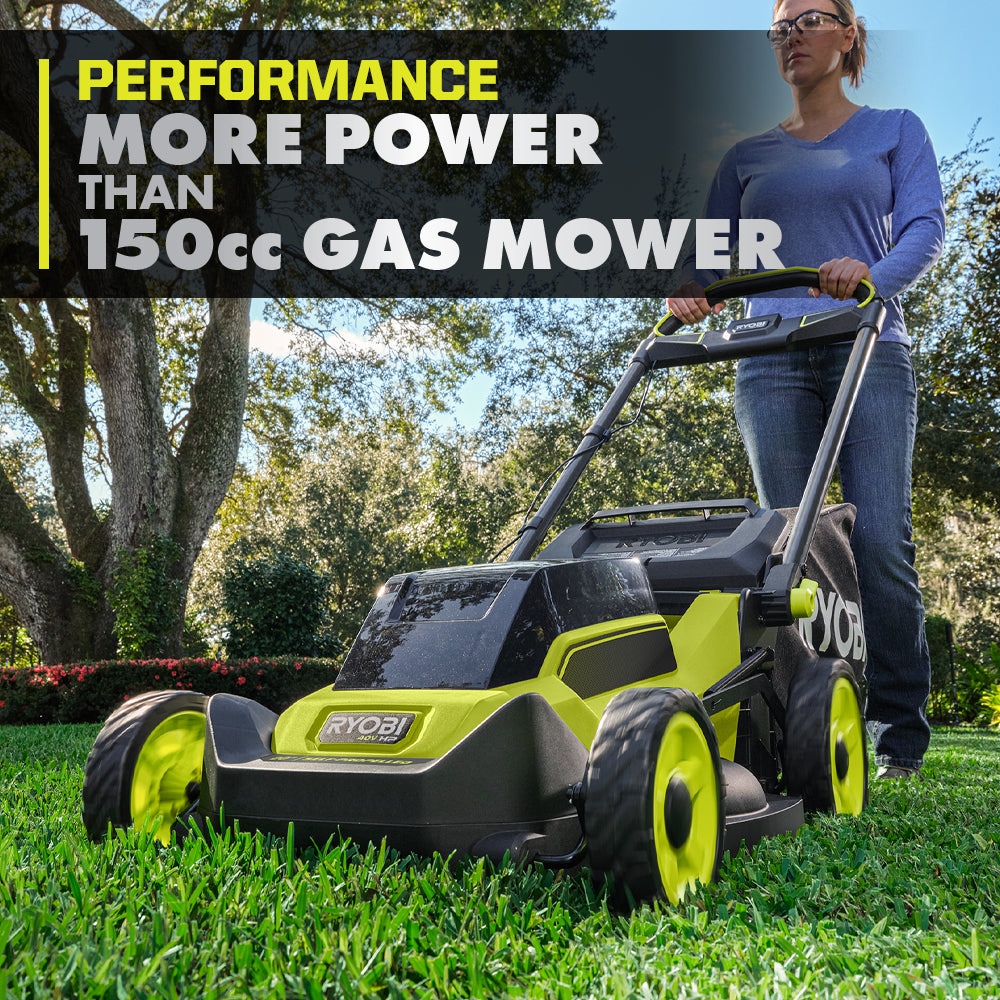 40V HP Brushless 20" Push Mower - RY401017BTL