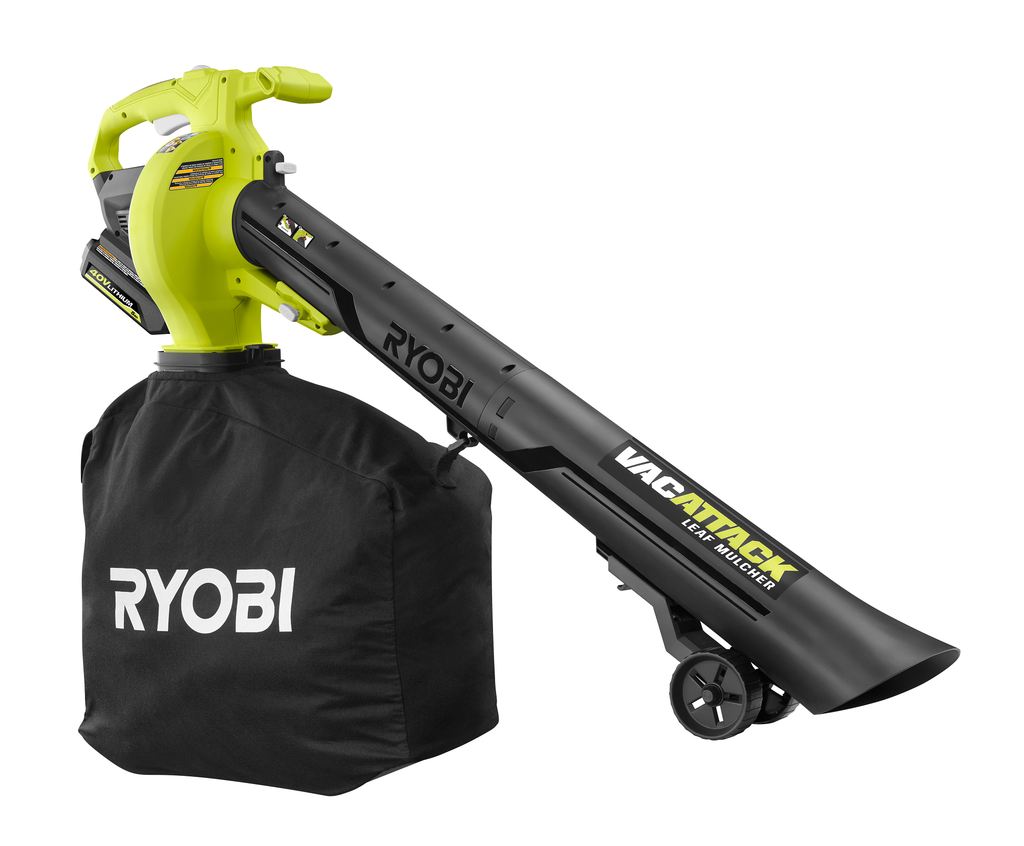 40V VAC ATTACK Leaf Vacuum/Mulcher Kit - RY40451-2B