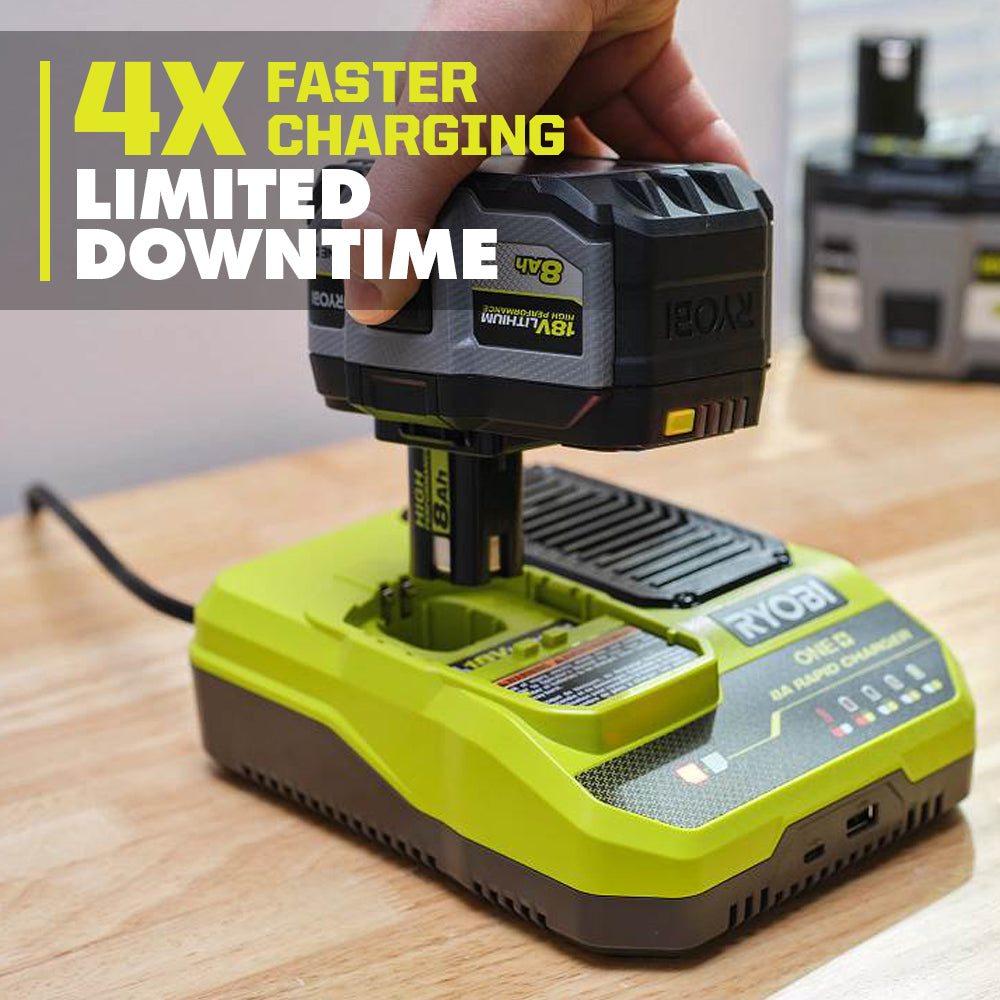 18V ONE+ 8AH Lithium HIGH PERFORMANCE Starter Kit - PSK018