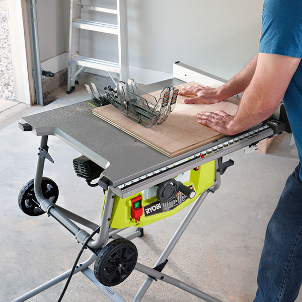 10" Expanded Capacity Table Saw with Rolling Stand - RTS23