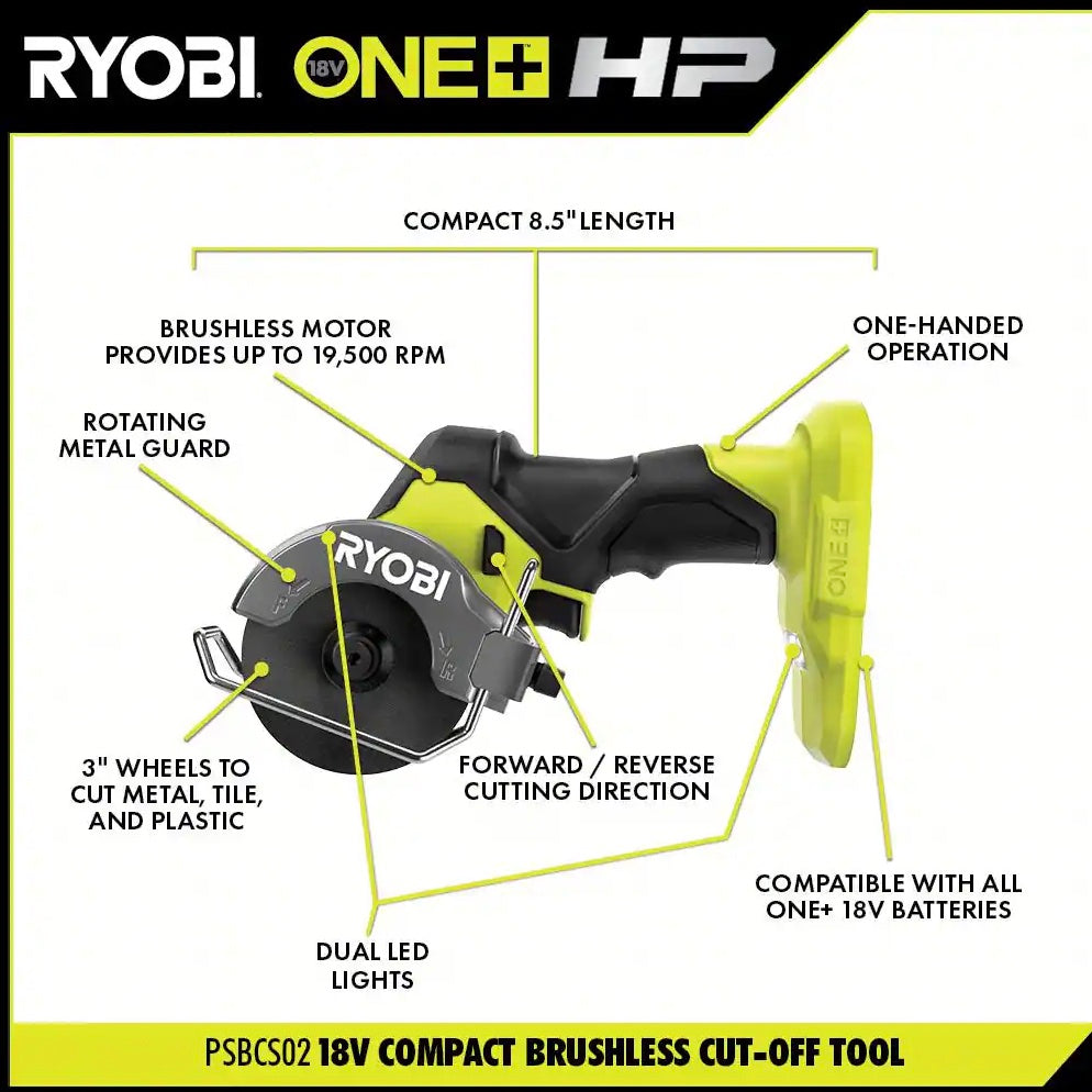 18V ONE+ HP Compact Brushless 6-Tool Combo Kit - PSBCK06K