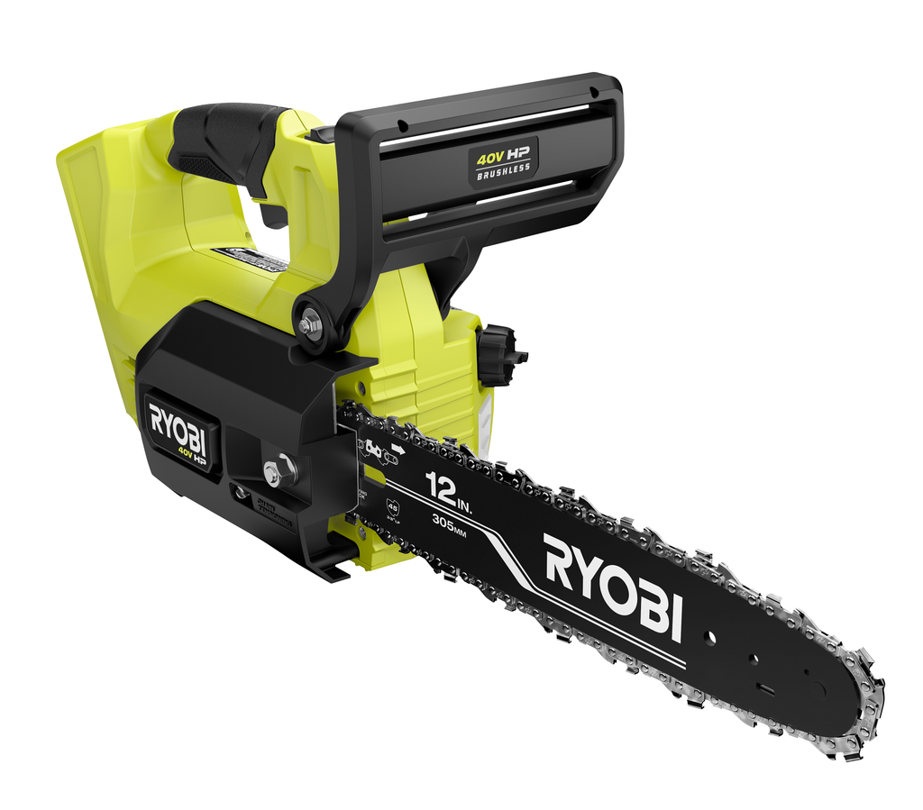 40V HP Brushless 12" Top Handle Chainsaw - RY40509BTL