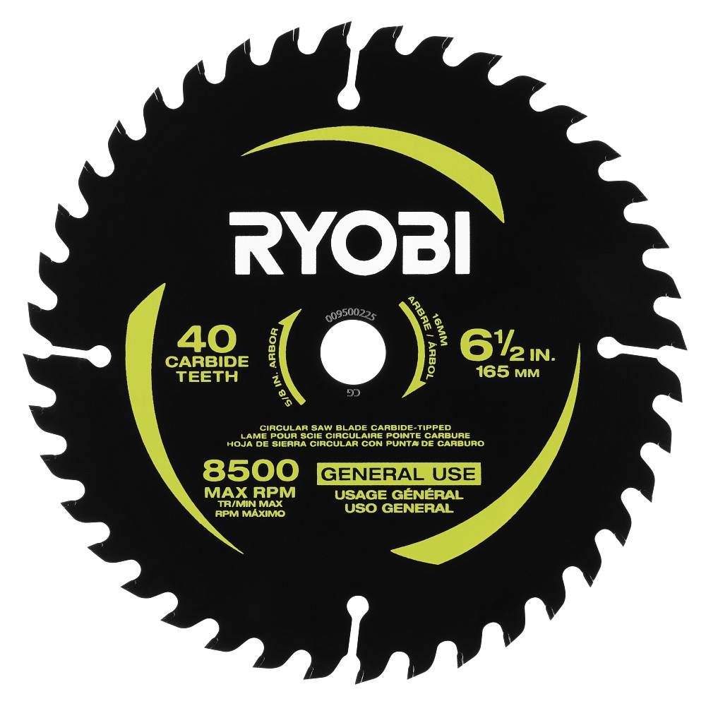 6-1/2" 40 Tooth Carbide-Tipped Blade - 33287216901