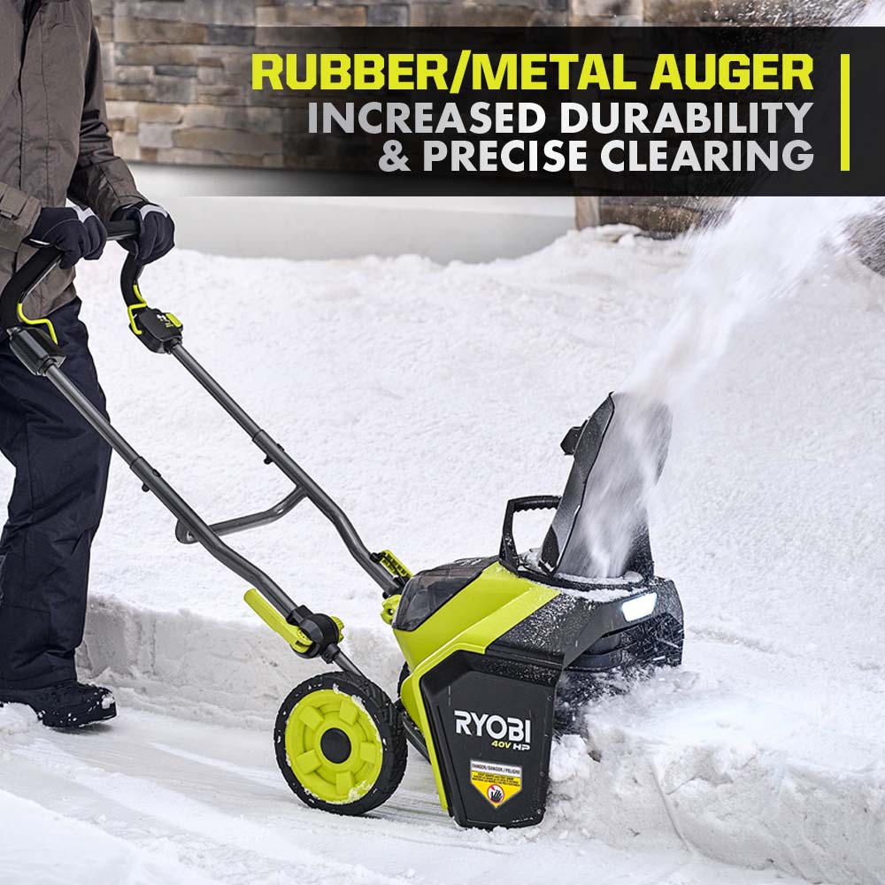 40V HP Brushless 18" Snow Blower Kit - RY40890