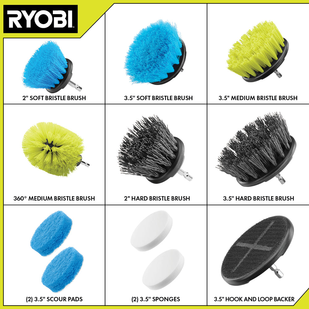 11 PC. Scrubber Accessory Kit - A95SPBK223