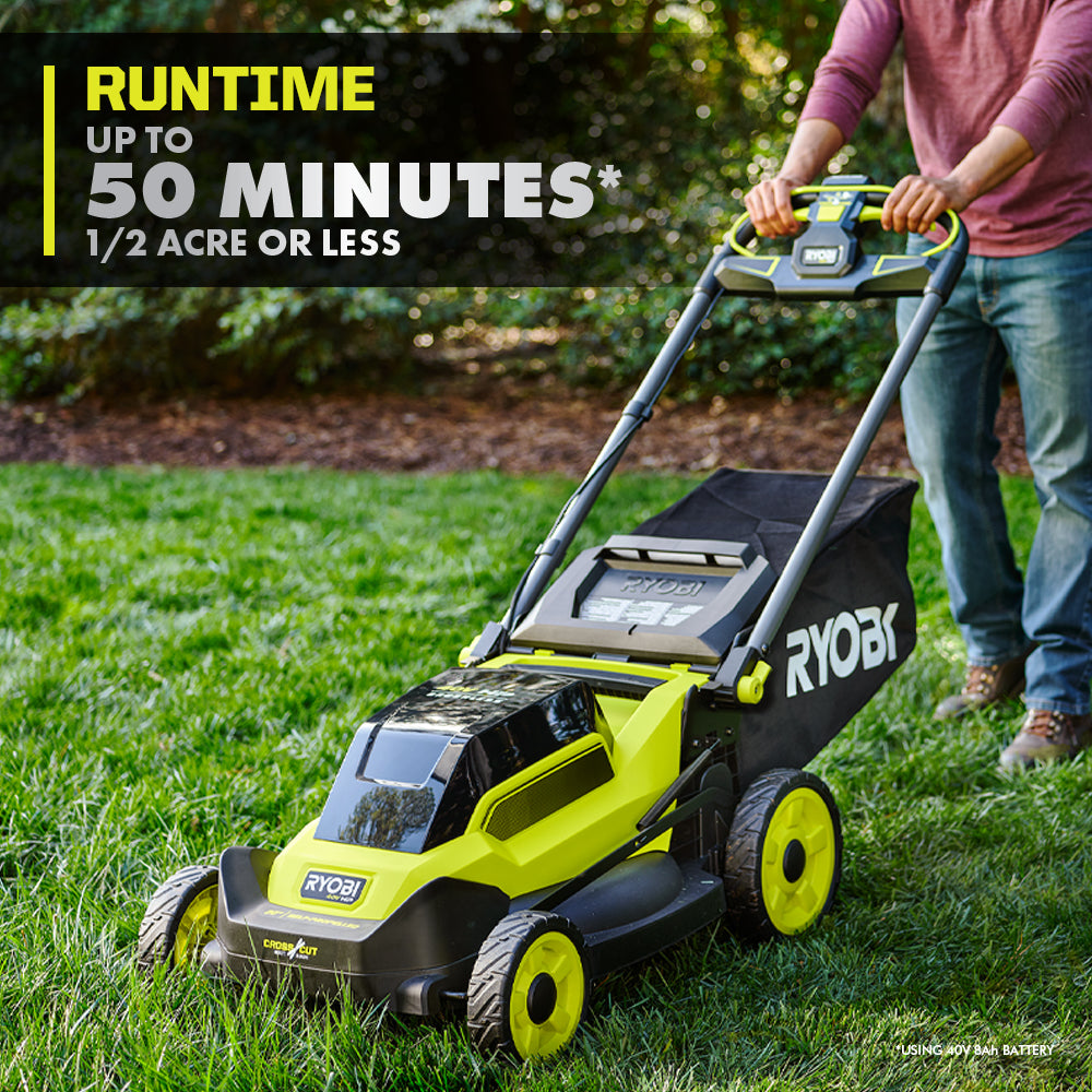 40V HP Brushless 20" Self-Propelled Multi-Blade Mower Kit - RY401260