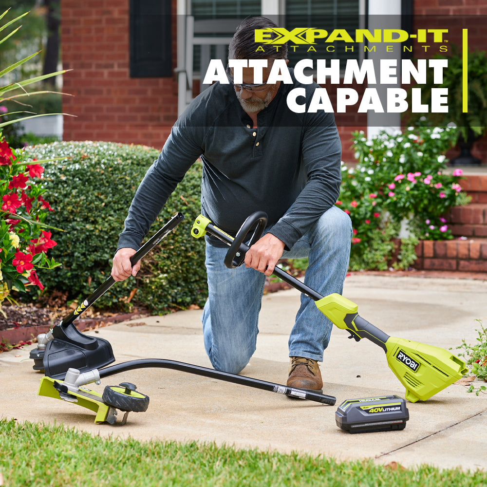 40V 15" Attachment Capable String Trimmer - RY40ST01B
