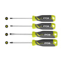 Screwdriver Set (4-Piece) with Cushion Grip Handles - RHSDS02