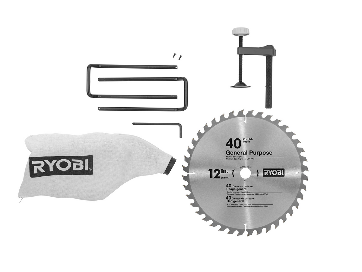 Ryobi 12" Sliding Compound Miter saw with LED - TSS121