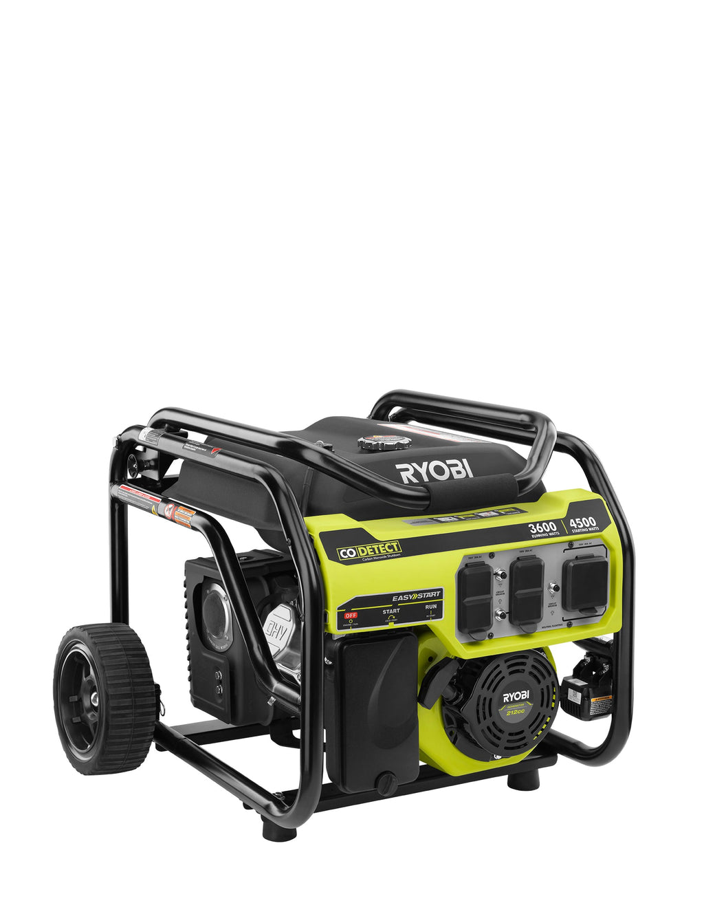 3600-Watt Generator with CO Shutdown Sensor - RY903622VNM