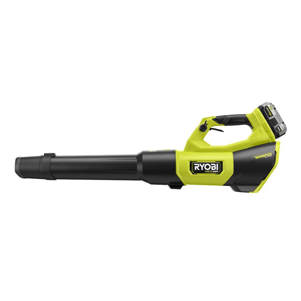 18V ONE+ HP Brushless WHISPER SERIES 510 CFM 130 MPH Battery Leaf Blower, 6.0 Ah Battery, Charger - PBLLB01K