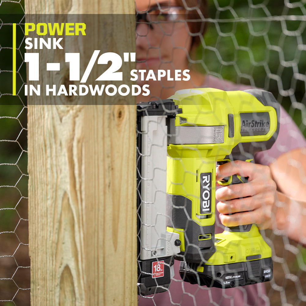 18V ONE+ AirStrike 18GA Narrow Crown Stapler - P361