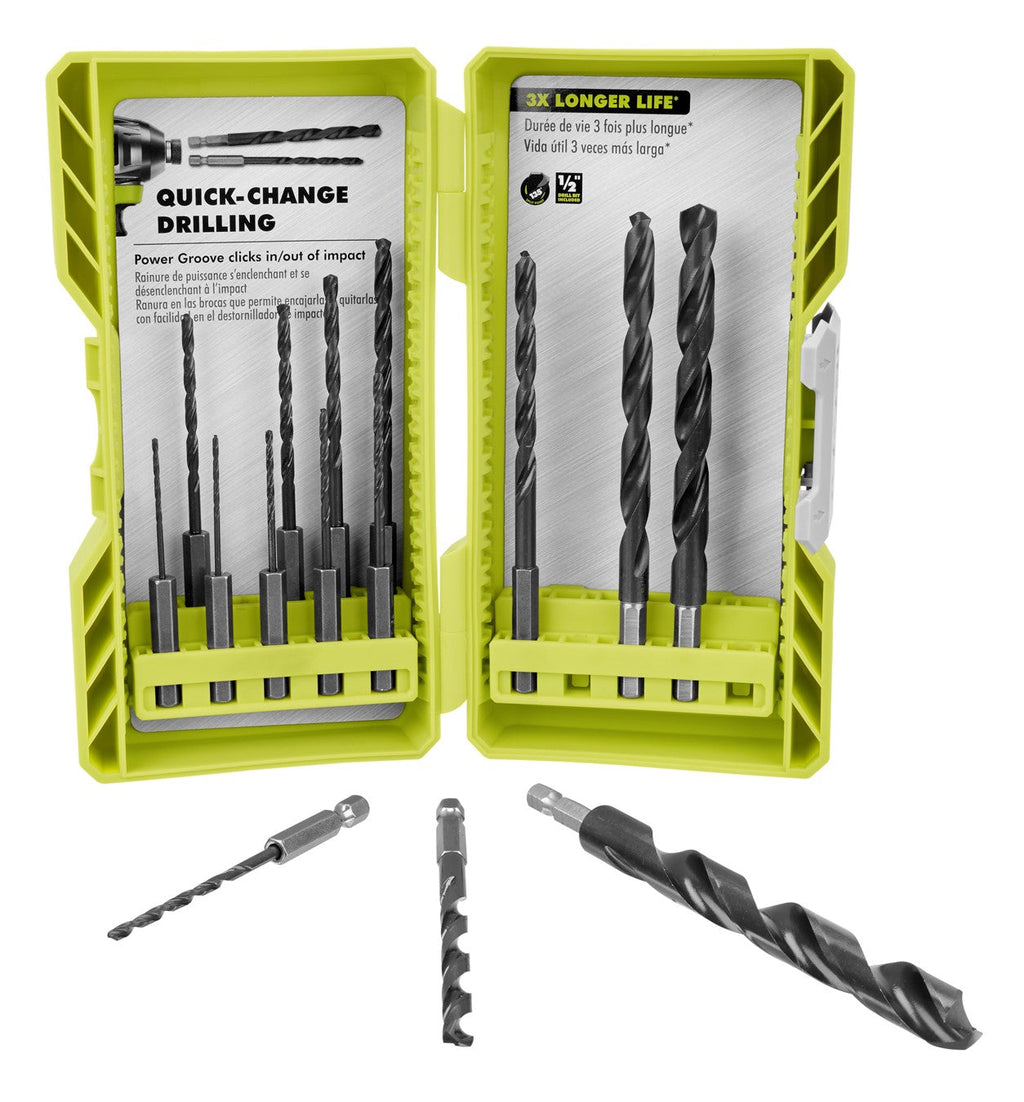 15 PC. Black Oxide Hex Shank Drill Bits - A971503