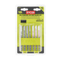 10 PC. All-Purpose Jigsaw Blade Set - A14AK101