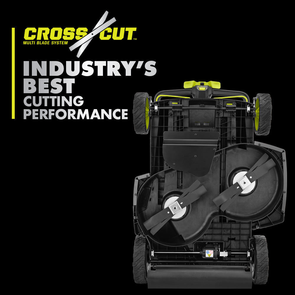 80V HP Brushless 30" Self-Propelled Multi-Blade Mower Kit - RYPM8010