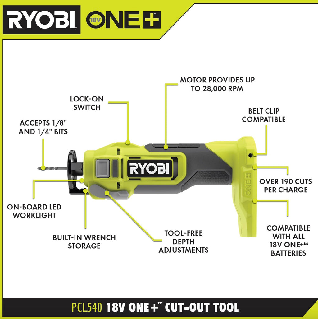 18V ONE+ Cut-Out Tool - PCL540B