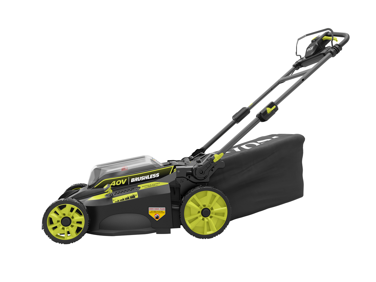40V Brushless 20" Self-Propelled Lawn Mower - RY401012BTLVNM