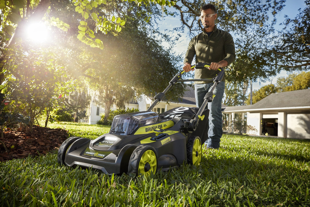 40V 20" BRUSHLESS SMART TREK Self-Propelled Mower WITH 6AH BATTERY & CHARGER - RY40LM30