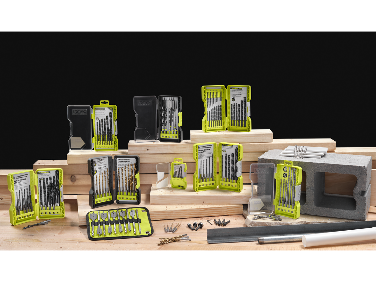 Hex Shank Pilot Titanium Drill Bit Set (4 PC.) - AR1859G