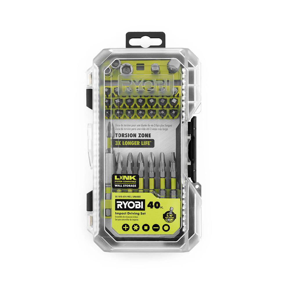 40 PC. Impact Rated Driving Set - A964001