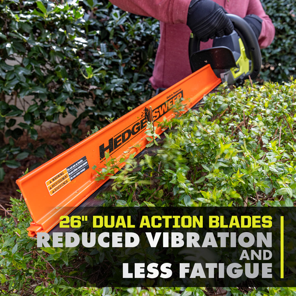 40V HP Brushless WHISPER SERIES 26" Hedge Trimmer - RY40606BTL