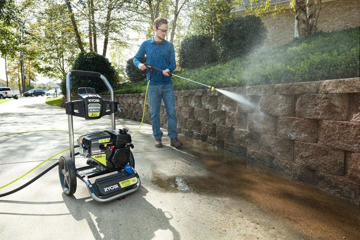 3200 PSI KOHLER GAS PRESSURE WASHER with 15" Surface Cleaner - RY803265