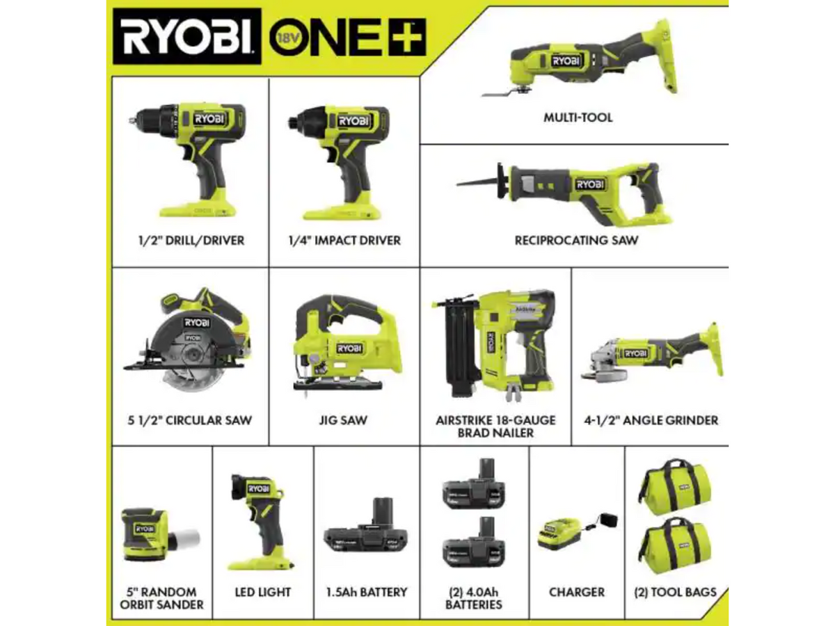 18V ONE+ 10-Tool Combo Kit - PCL2001K3N