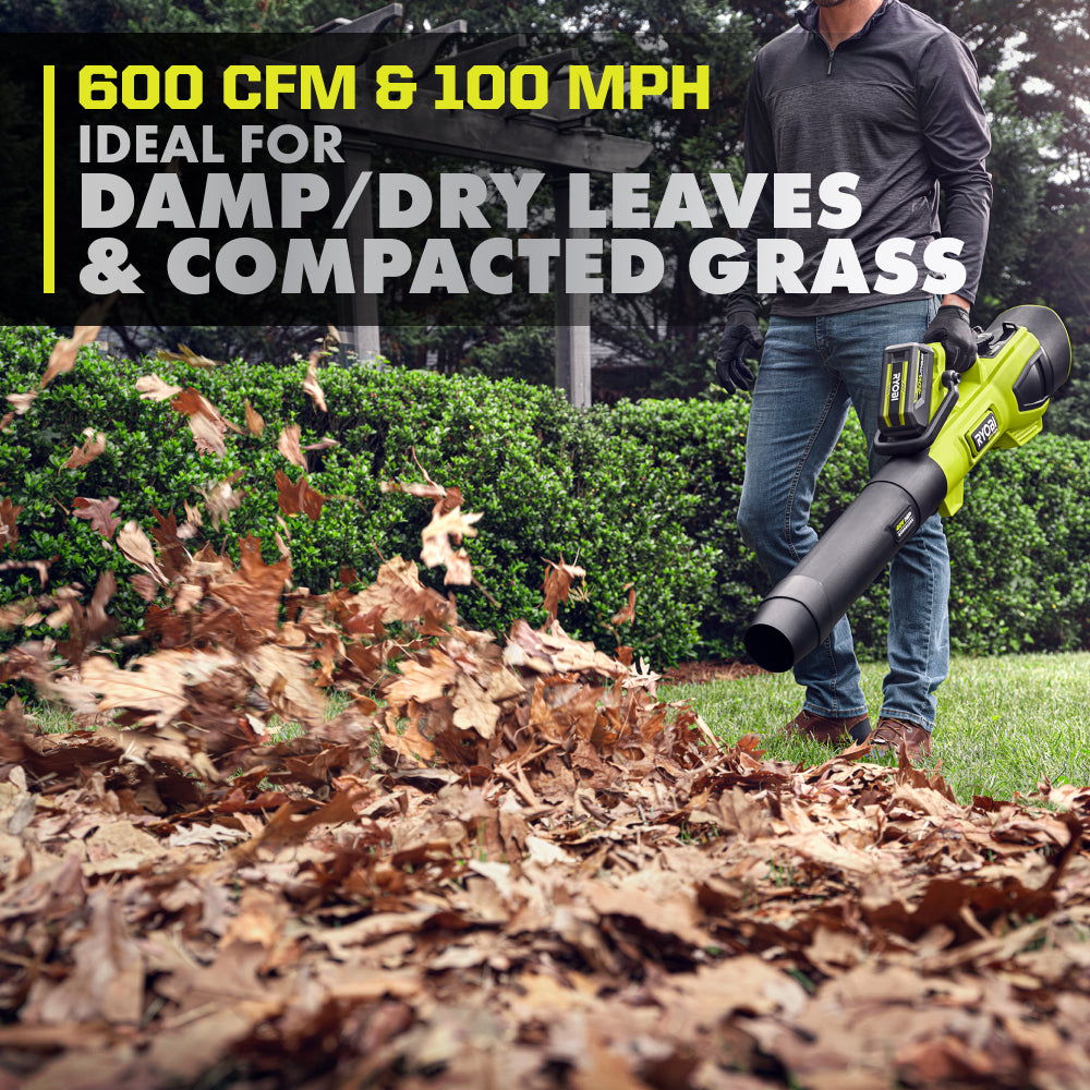 40V HP Brushless 600 CFM Blower/Vacuum - RY404015BTL