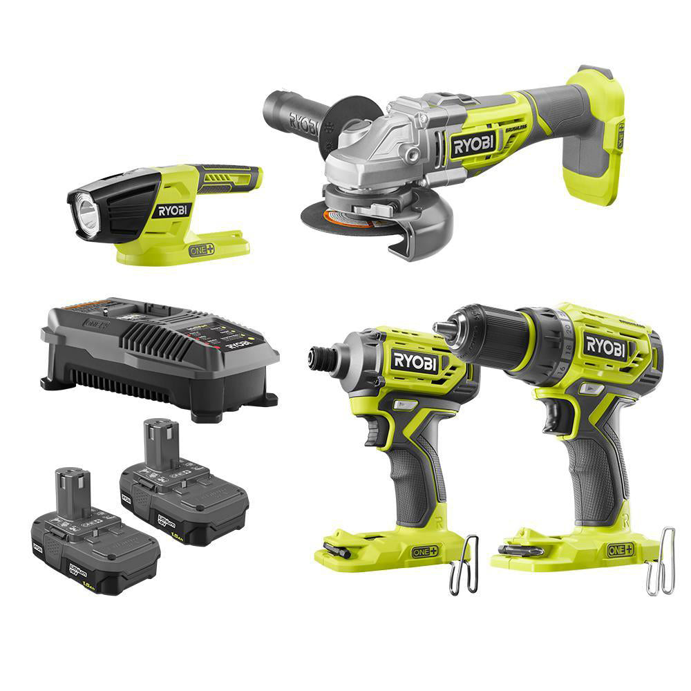 18V ONE+ Brushless 4-Tool Combo Kit - P1984NC