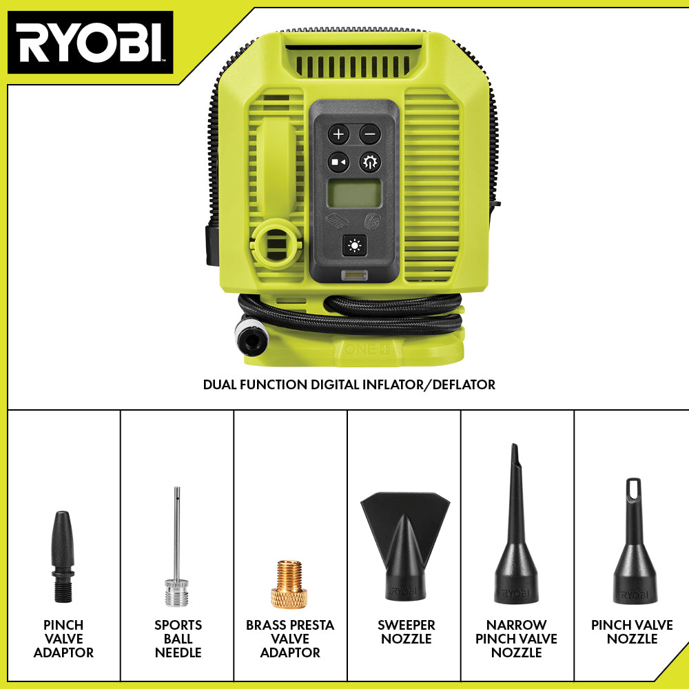 18V ONE+ Dual Function Digital Inflator/Deflator - PCL031B