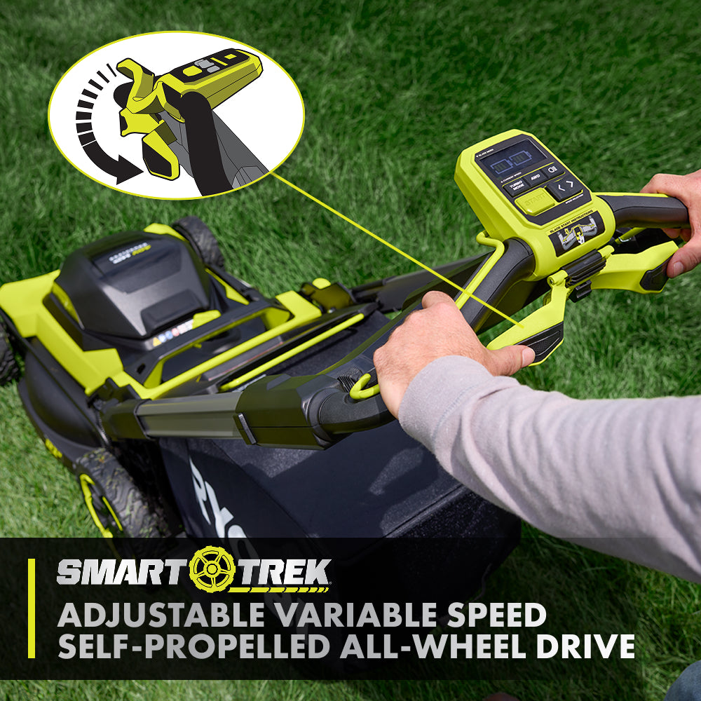40V HP Brushless 21" Self-Propelled All-Wheel Drive Multi-Blade Mower Kit - RY40HPLM03K2