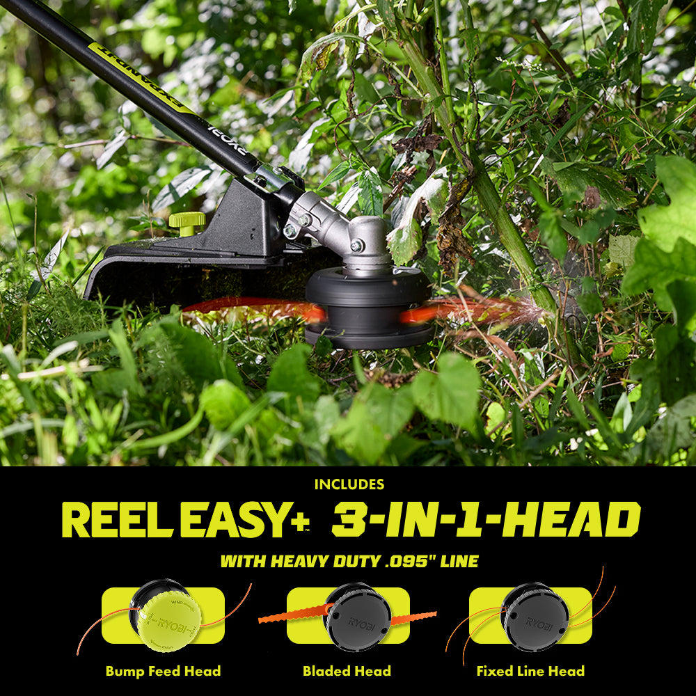 40V HP Brushless 17" Attachment Capable String Trimmer Kit - RY40HPST02K