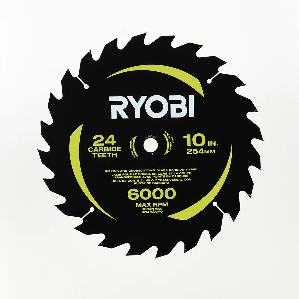 10" 24 Carbide Teeth Thin Kerf Miter Saw Blade - A181001