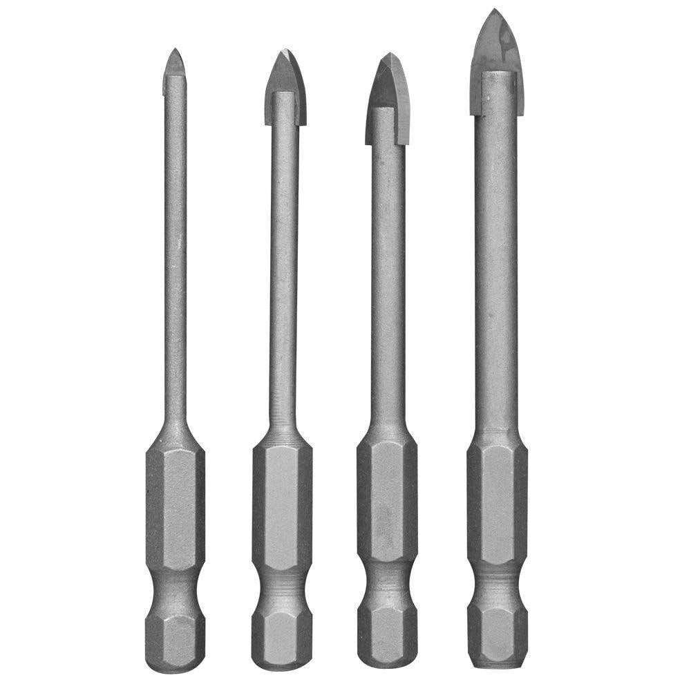 4PC Glass and Tile Bit Set - AR1650G