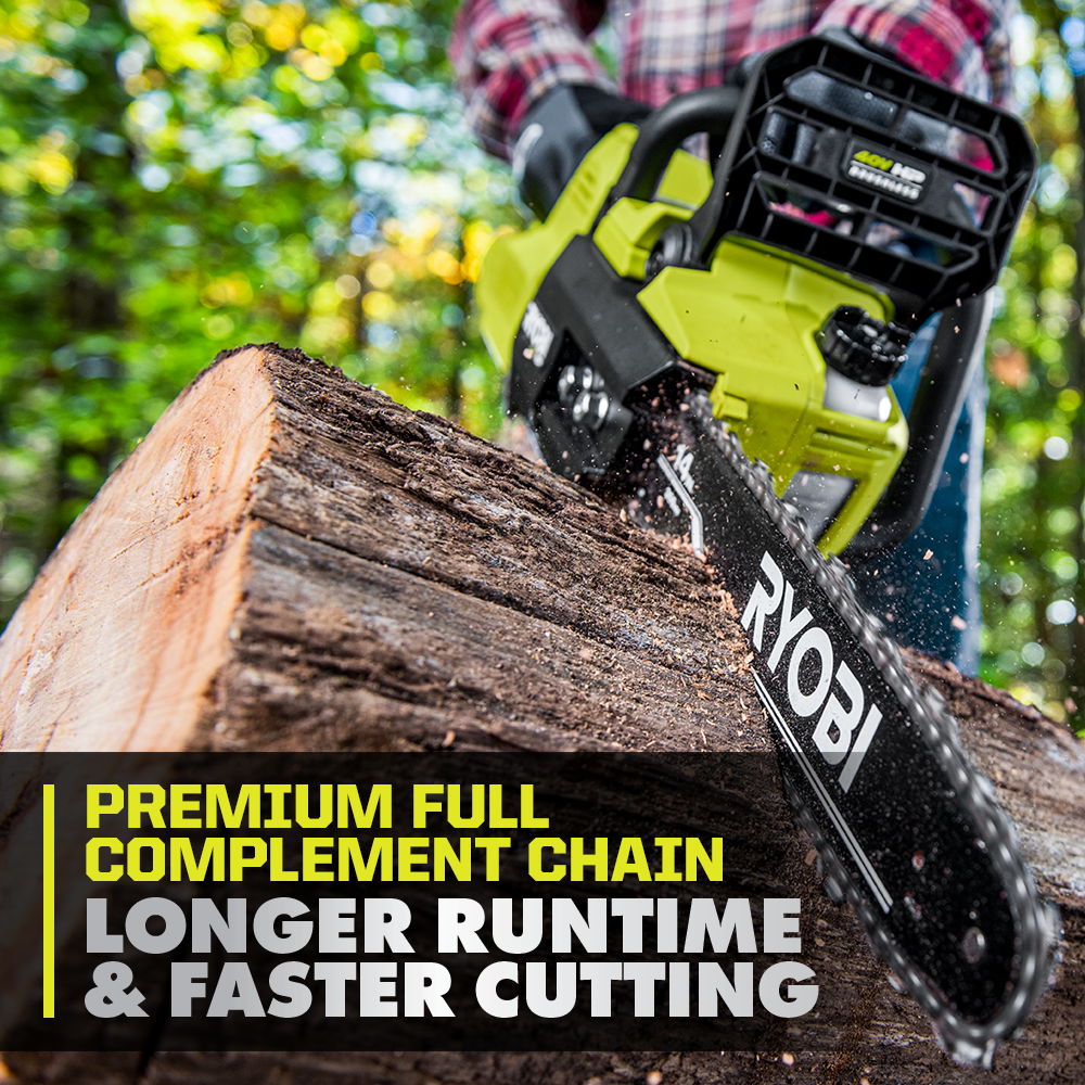 40V HP Brushless 14" Chainsaw - RY405010BTL