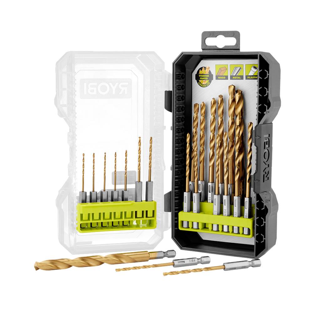 22 PC. Titanium Drill Bit Set - A972202
