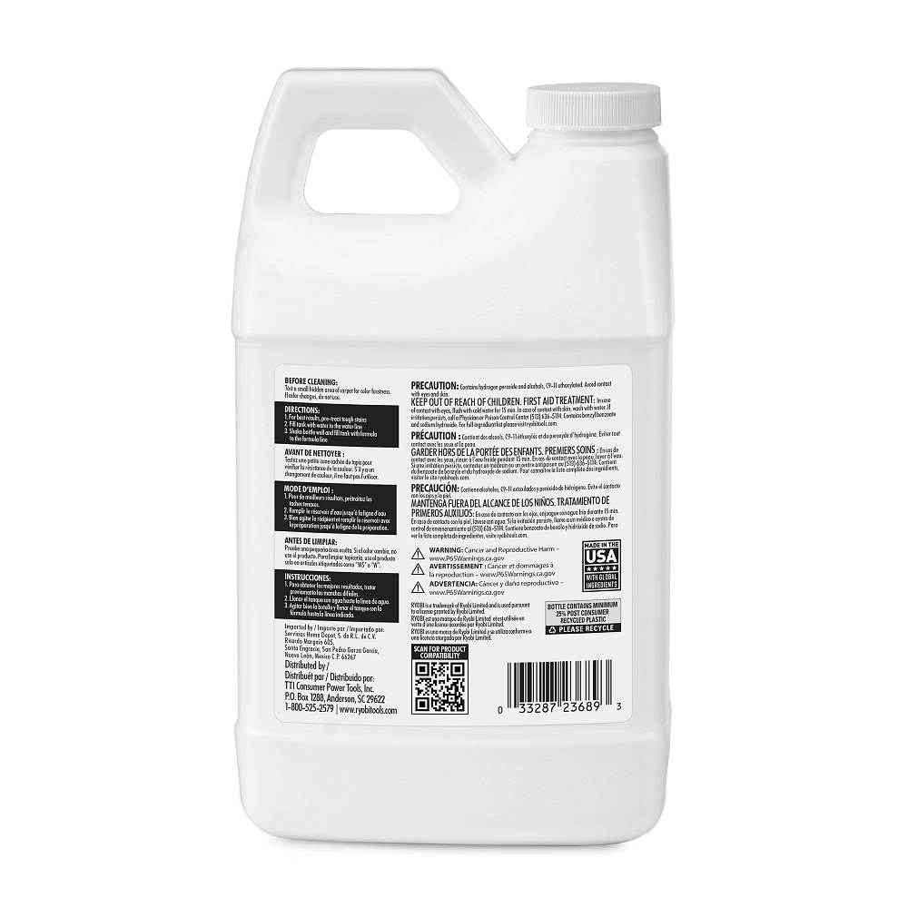 64 oz. OXY Carpet Cleaning Concentrated Formula - A32S062