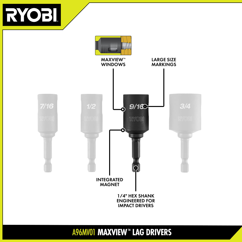 4 PC. MaxView Lag Drivers - 33287235568