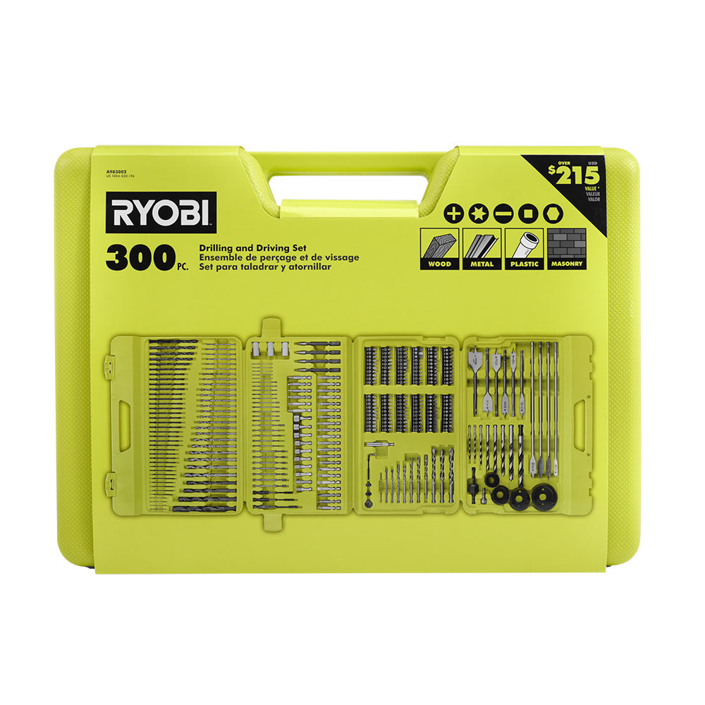 Multi-Material Drill and Drive Kit (300-Piece) with Case - A983002
