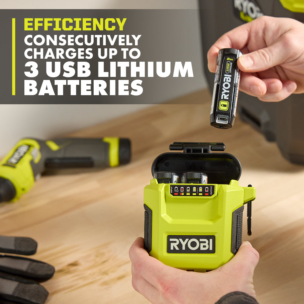USB Lithium 3-Port Charger & Power Source - FVCH03